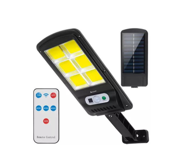 120 LED napelemes kültéri lámpa – energiatakarékos mozgásérzékelős világítás kertbe és udvarra (WNDR19443)