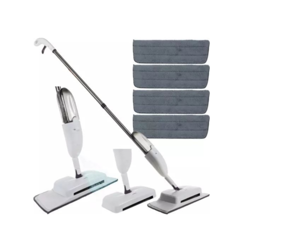 2 az 1-ben felmosó készlet – 4 cserélhető mikroszálas kendővel (WNDR18596) - Image 2