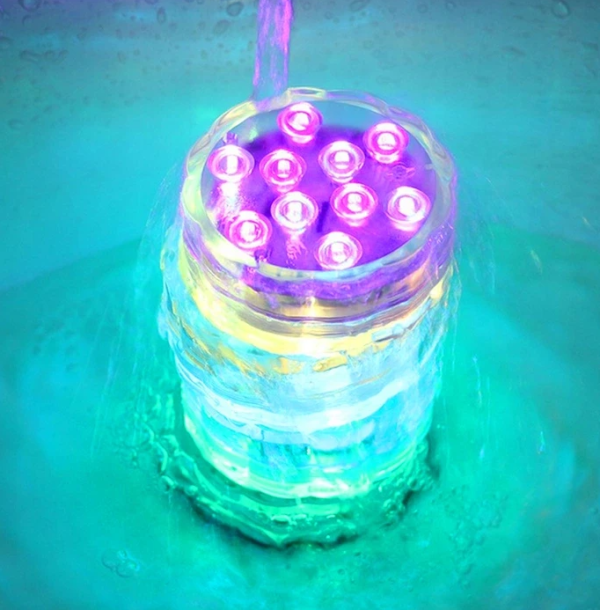 2 db Vízálló RGB LED lámpa távirányítóval (WNDR16315) - Image 4