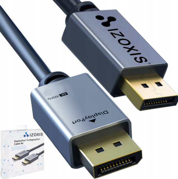 2m DisplayPort DP–DP kábel – 4K 60Hz Ultra HD kijelzőkhöz (WNDR18930) - Image 6