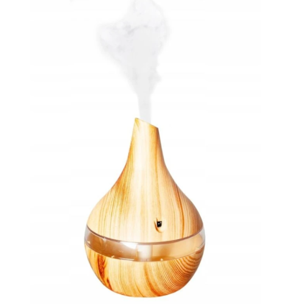 300 ml USB aromadiffúzor – párásító és illóolaj párologtató 7 színű LED világítással (WNDR10950) - Image 5