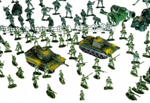 300 darabos katonai bázis játékszett – katonák, járművek és kiegészítők gyerekeknek(WNDR11524) - Image 7