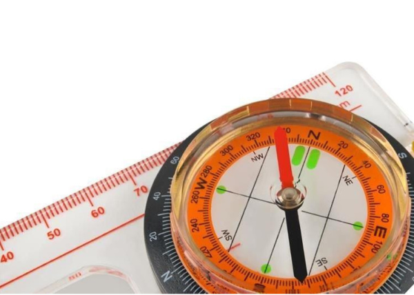 360°-ban forgatható térképiránytű – 2° pontosságú navigációs eszköz túrázáshoz és szabadtéri kalandokhoz (WNDR7953) - Image 2