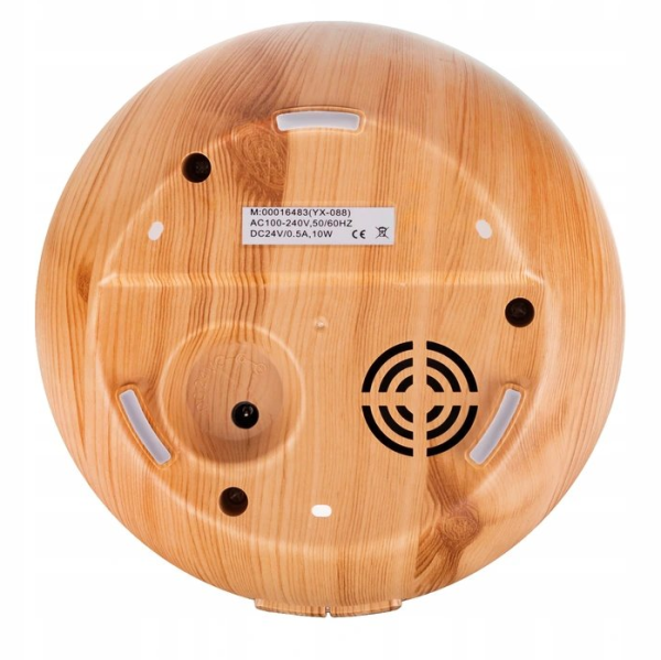 400 ml világosbarna ultrahangos párásító távirányítóval – Aroma- és levegőpárásító (WNDR16483) - Image 7