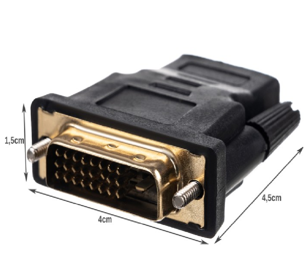 HDMI–DVI adapter – digitális jelátalakító monitorokhoz és projektorokhoz (WNDR148) - Image 5