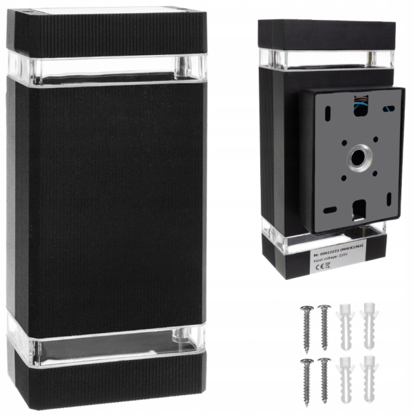 IP65 Kültéri LED fali lámpa homlokzatokhoz – modern, vízálló (WNDR12223)