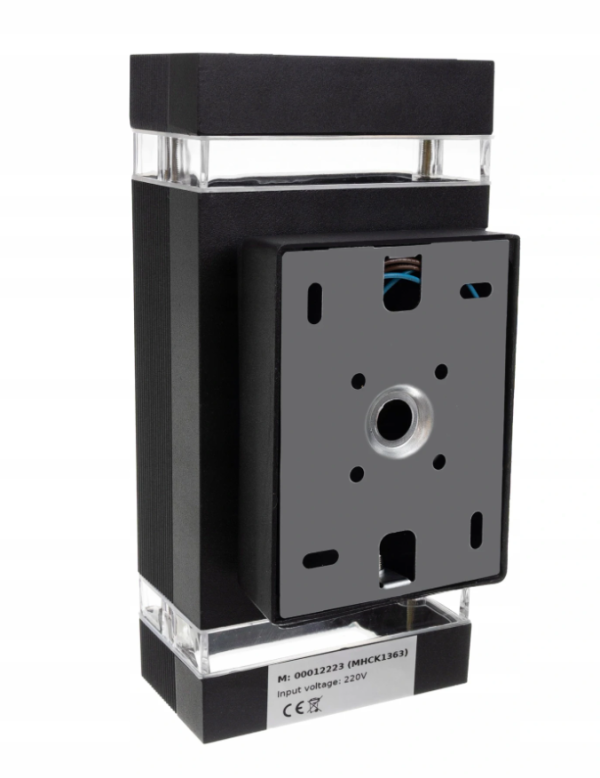 IP65 Kültéri LED fali lámpa homlokzatokhoz – modern, vízálló (WNDR12223) - Image 4