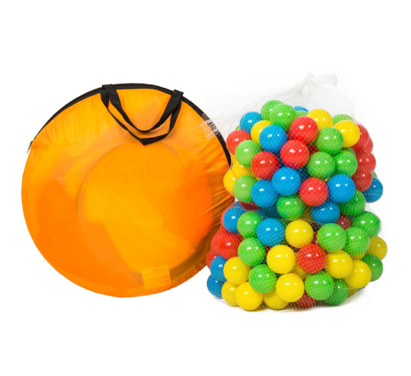 Gyerek játszósátor 200 színes játéklabdával – beltéri és kültéri játszótér (WNDR2880) - Image 3