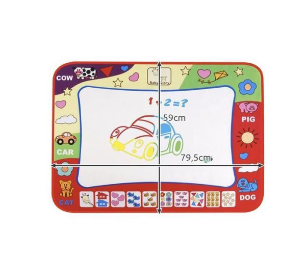 Magic Water Drawing Mat – kreatív, vízzel festhető rajztábla gyerekeknek (WNDR22240) - Image 7
