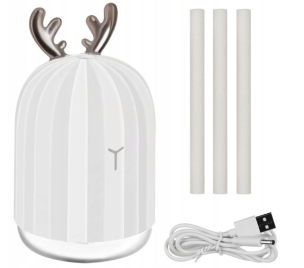 RGB aromaterápiás párásító és diffúzor – 220 ml, USB-s, LED hangulatvilágítással (WNDR16365) - Image 4