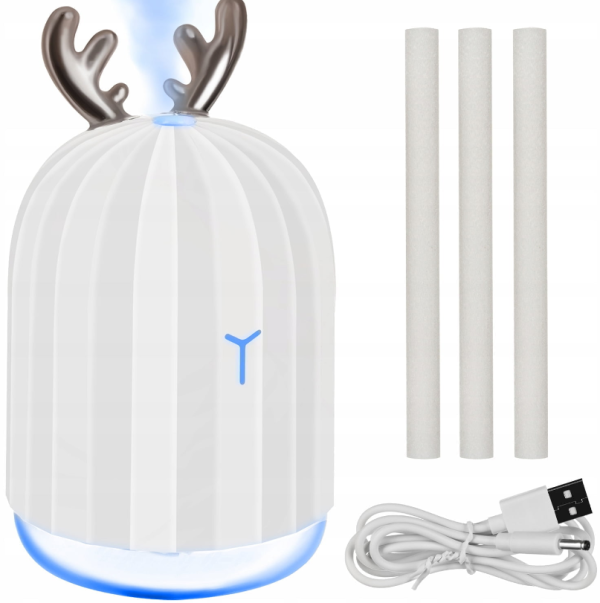 RGB aromaterápiás párásító és diffúzor – 220 ml, USB-s, LED hangulatvilágítással (WNDR16365) - Image 9