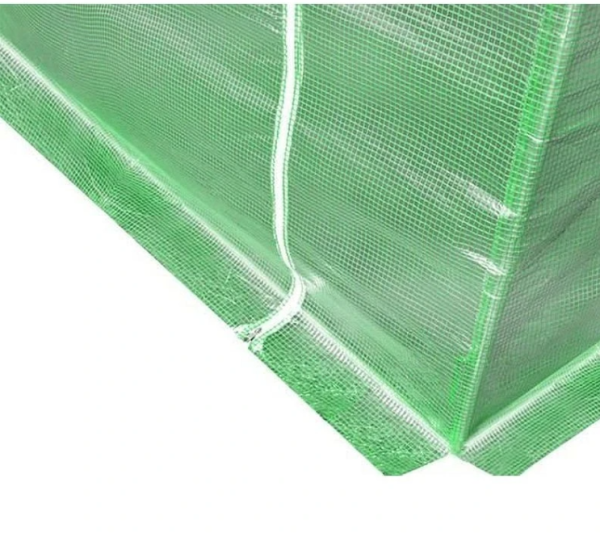 Pótfólia kerti üvegházhoz 2 × 2 × 2 m – UV-szűrős, 4 szúnyoghálós ablakkal és 1 bejárattal (WNDR10263) - Image 5