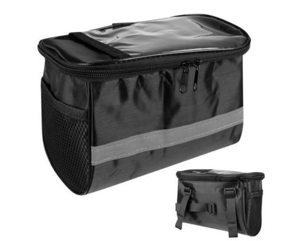 Trizand 3 literes kerékpár- és rollertáska állítható pántokkal – vízálló, strapabíró kialakítás motorhoz is (WNDR14098)