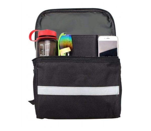 Trizand 3 literes kerékpár- és rollertáska állítható pántokkal – vízálló, strapabíró kialakítás motorhoz is (WNDR14098) - Image 7