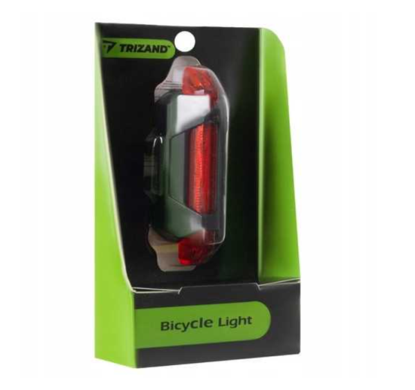 Trizand USB újratölthető kerékpár lámpa – 2 × CREE T6 LED, vízálló, kompakt 7,5 × 3,3 cm, első és hátsó világítás (WNDR18671) - Image 5