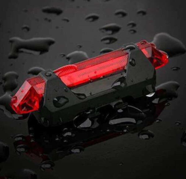 Trizand USB újratölthető kerékpár lámpa – 2 × CREE T6 LED, vízálló, kompakt 7,5 × 3,3 cm, első és hátsó világítás (WNDR18671) - Image 2