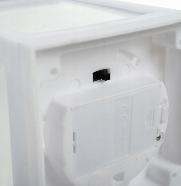 Fehér 22 cm 3D LED dekorlámpa – hangulatos éjjeli fény otthonra (WNDR20589) - Image 4