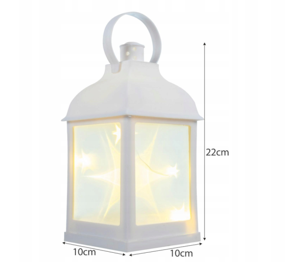 Fehér 22 cm 3D LED dekorlámpa – hangulatos éjjeli fény otthonra (WNDR20589) - Image 3