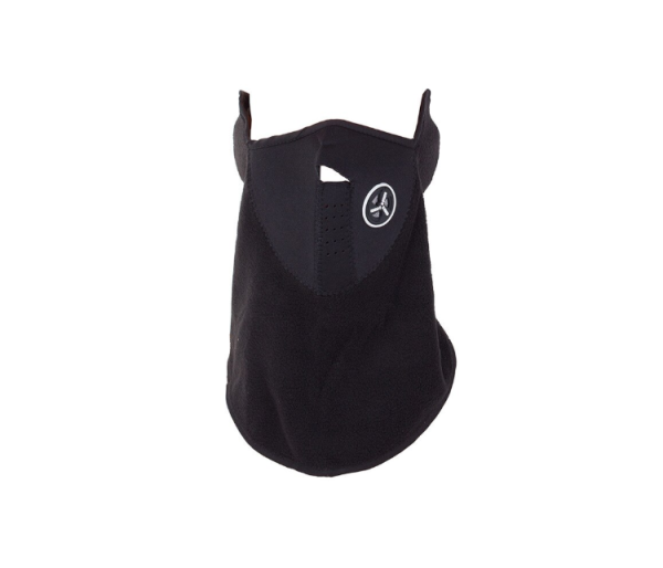 Téli neoprén–polár maszk motorosoknak – szél- és hidegálló arc- és nyakvédő, 53×24 cm, fekete (WNDR1671) - Image 4