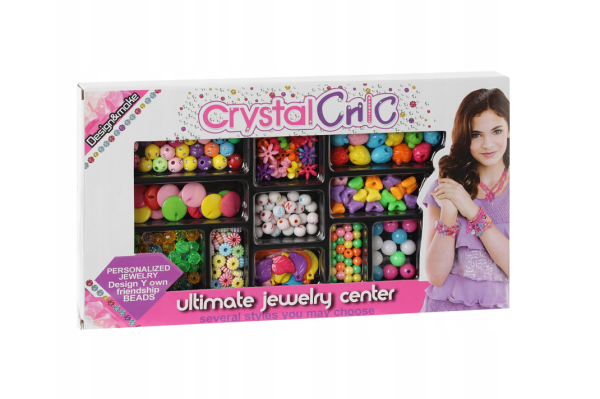 XXL gyöngyszett ékszerkészítéshez – 11 féle gyöngy különböző formákban (WNDR23439)