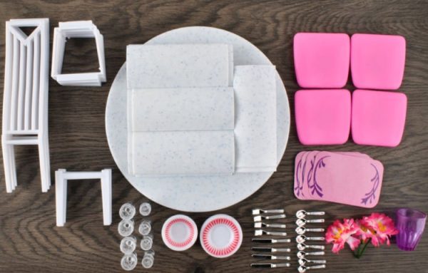 43 részes komplett étkező felszerelés babaházba – rengeteg kiegészítővel (WNDR23446) - Image 2