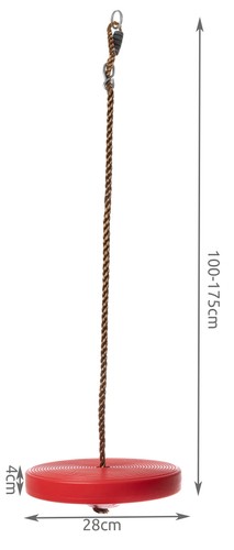 Kerek műanyag kerti hinta (WNDR23554) - Image 9