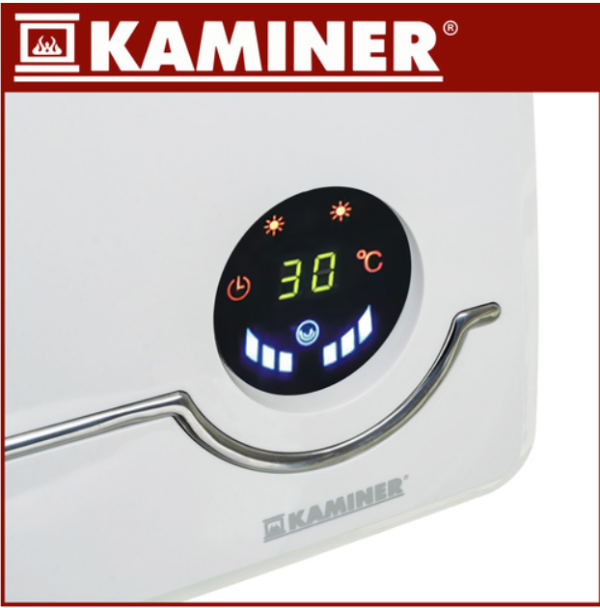 Airo Kaminer légfüggöny fűtés – energiatakarékos, hordozható, elektromos fűtőtest beltéri használatra – fehér (WNDR26389) - Image 6