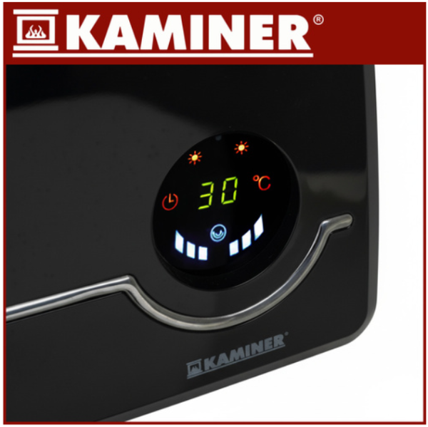 Airo Kaminer légfüggöny fűtés – energiatakarékos, hordozható, elektromos fűtőtest beltéri használatra – fekete (WNDR26388) - Image 7