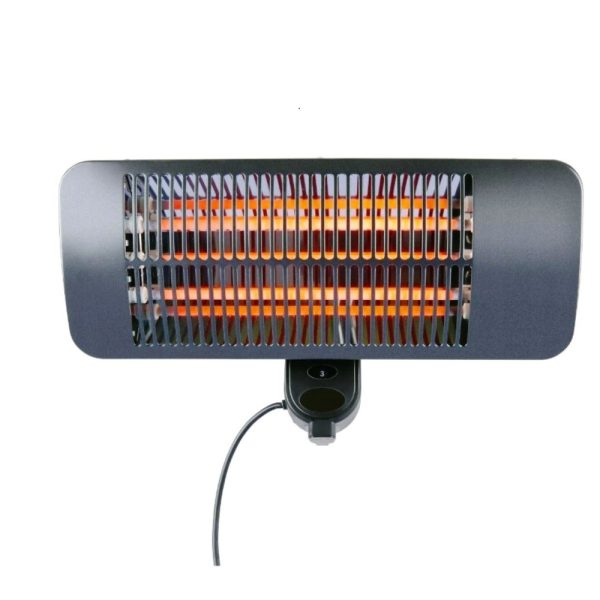 Alpina fali teraszmelegítő – 650–2000 W, infravörös kültéri fűtőtest (EDC) - Image 2