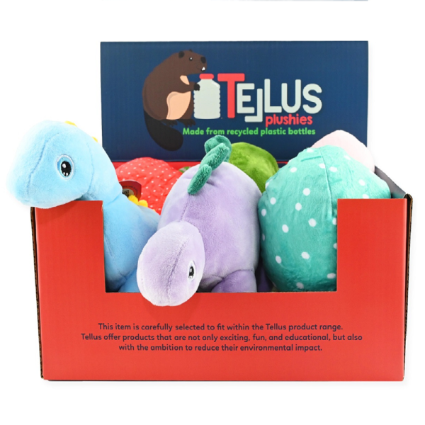 Tejlus tojásban rejtőző kifordítható plüss dinoszaurusz – puha baba dínó játék gyerekeknek 25 cm (EDC) - Image 3