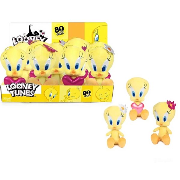 Looney Tunes Csőrike plüss figura – 20 cm-es aranyos, ülő animációs karakter játék gyerekeknek és gyűjtőknek (EDC) - Image 6
