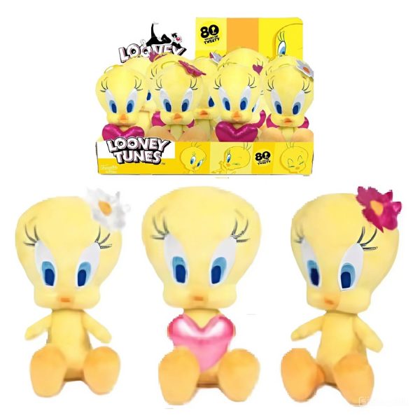 Looney Tunes Csőrike plüss figura – 20 cm-es aranyos, ülő animációs karakter játék gyerekeknek és gyűjtőknek (EDC) - Image 2