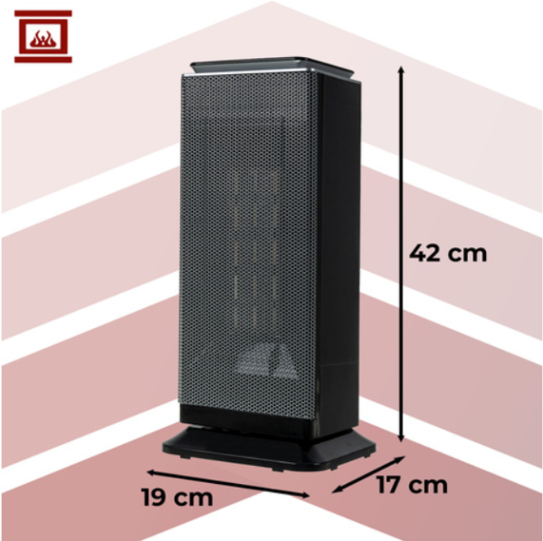 Lumni 2.0 Kaminer elektromos melegítő – fokozatmentes hőmérséklet, 2 teljesítményfokozat (WNDR26376) - Image 3