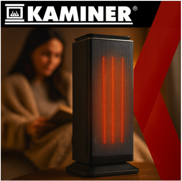 Lumni 2.0 Kaminer elektromos melegítő – fokozatmentes hőmérséklet, 2 teljesítményfokozat (WNDR26376) - Image 2