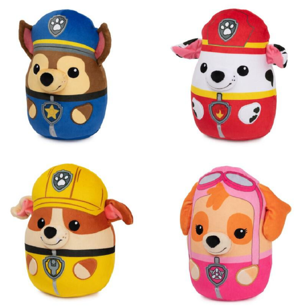 Mancs Őrjárat csapat plüssfigura 30 cm – választható karakterek Marshall, Chase, Skye és Rubble puha és ölelhető játék gyerekeknek (EDC)