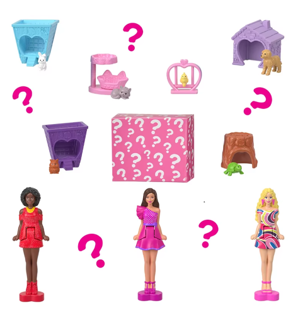 Mini házas Barbie játékkészlet – titokzatos Barbieland meglepetésdoboz kiegészítőkkel (EDC) - Image 3