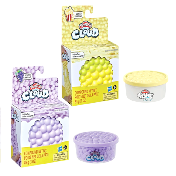 Play-Doh Super Cloud puha, légies gyurma – szuper könnyű, nyújtható és formázható gyurmakészlet gyerekeknek -85g (EDC) - Image 5