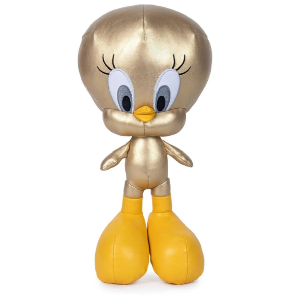 Csőrike plüss – Looney Tunes 100. évfordulós különkiadás, puha Tweety figura gyerekeknek és rajongóknak (EDC) - Image 3