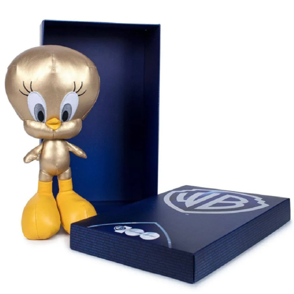 Csőrike plüss – Looney Tunes 100. évfordulós különkiadás, puha Tweety figura gyerekeknek és rajongóknak (EDC) - Image 5