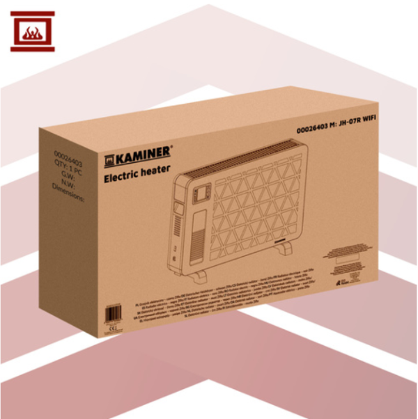 Ziflo Kaminer energiatakarékos elektromos fűtőtest – elegáns fekete (WNDR26403) - Image 12