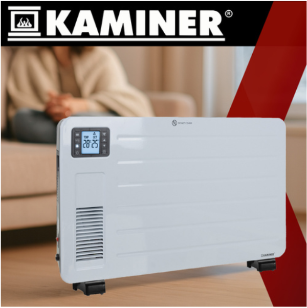 Ziflo Kaminer energiatakarékos elektromos fűtőtest – fehér (WNDR26402) - Image 2