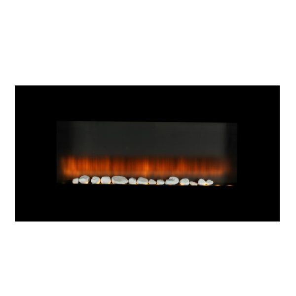 Alpina Seattle elektromos fali kandalló – 105,5 cm, 2000 W, LED-lánghatás, távirányítóval (EDC) - Image 2