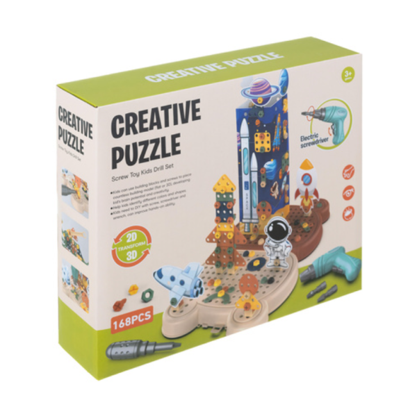 KOSMOS 3D mágneses építőkocka készlet – 161 darabos kreatív építőjáték gyerekeknek (WNDR26579) - Image 6