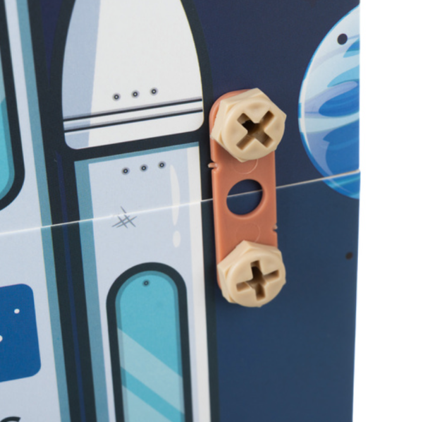 KOSMOS 3D mágneses építőkocka készlet – 161 darabos kreatív építőjáték gyerekeknek (WNDR26579) - Image 2