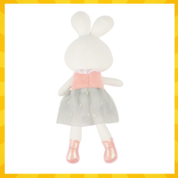 Kruzzel extra puha ölelnivaló nyuszi plüss – 45 cm-es plüssjáték gyerekeknek (WNDR26761) - Image 7