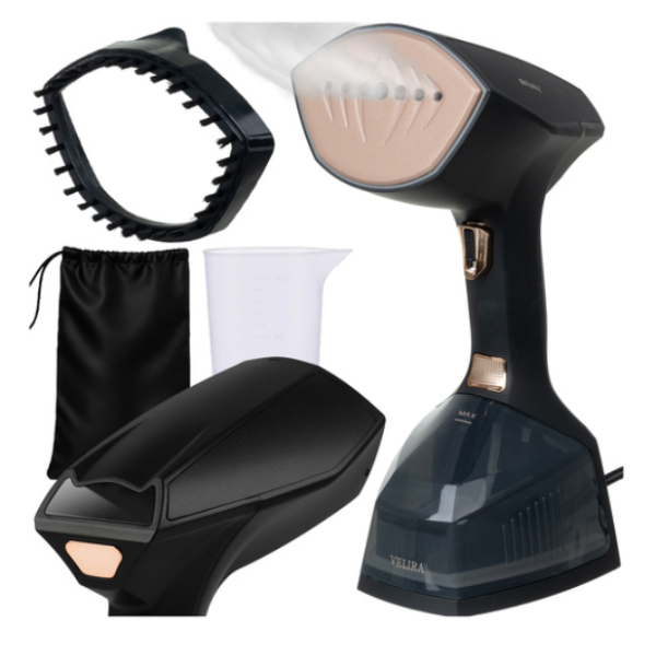 Ruhhy Velira 2000W ruhagőzölő – nagy teljesítményű, gyorsmelegítésű, 3 üzemmódos kézi gőzölő ruhákhoz és függönyökhöz (WNDR26901) - Image 3