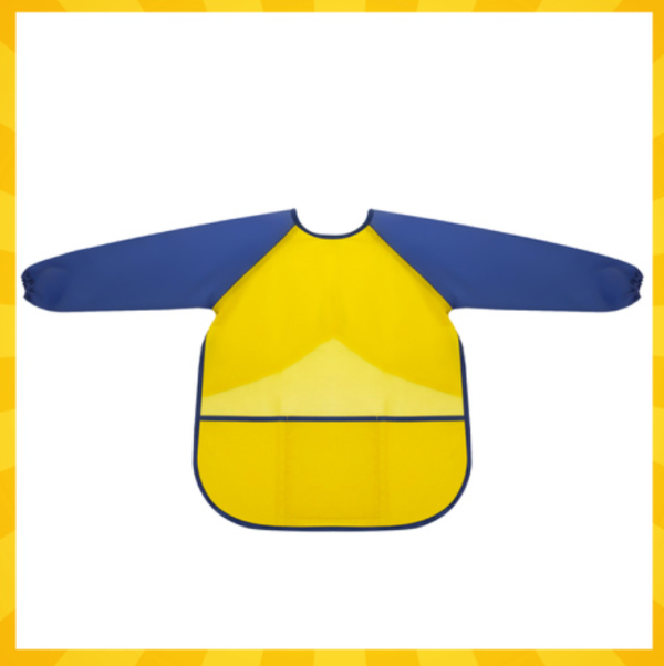 Kruzzel gyerek festőkötény tépőzárral – S méretű, vízlepergető köpeny kreatív rajzoláshoz és kézműveskedéshez (WNDR26178) - Image 10