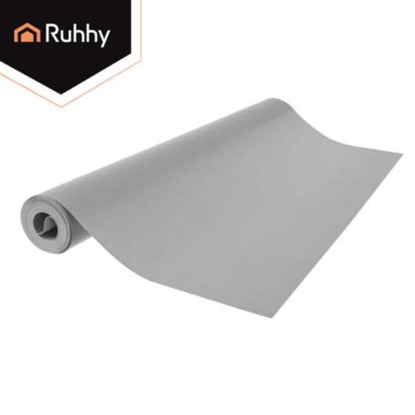 Ruhhy vágható csúszásgátló fiók- és polcbélés – 500×50 cm-es szekrényekhez, konyhába és fürdőbe – szürke (WNDR26866) - Image 10