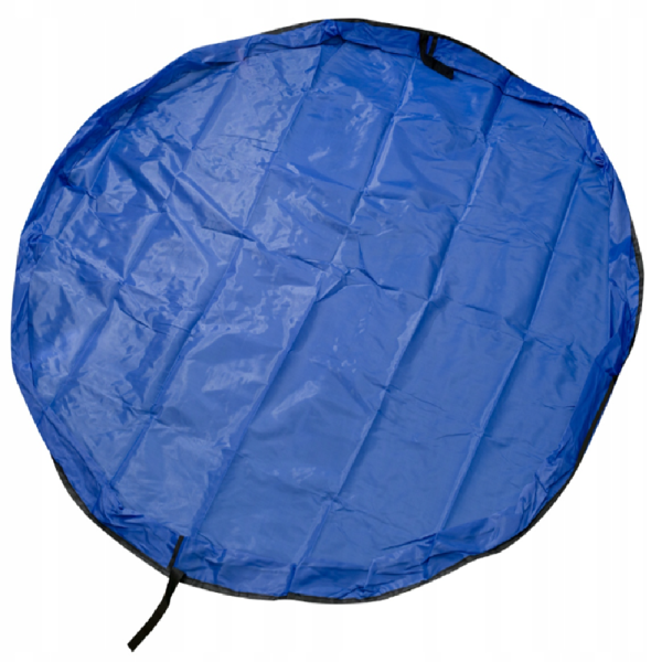 2 az 1-ben babajátszószőnyeg és játéktáska – nagy méret, 150 cm, kék, hordozható és könnyen tisztítható (WNDR05054) - Image 7