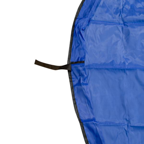 2 az 1-ben babajátszószőnyeg és játéktáska – nagy méret, 150 cm, kék, hordozható és könnyen tisztítható (WNDR05054) - Image 5